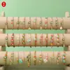 Pulseras de Cuerda Coloridas del Festival del Bote del Dragón, Colgantes Iridiscentes de Dibujos Animados de Tamales de Arroz, Pulseras Ajustables Trenzadas Brillantes y Joyería