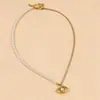 Collar de Múltiples Capas Electroplateado con Oro Real de 14K Nuevo 2025 Cadena de Clavícula Personalizada Transfronteriza Europea y Americana Lujo Accesible Collar de Gama Alta