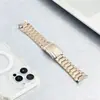 Adecuado para Huawei Huawei Watch Gt6, Cadena Especial de Tres Eslabones Hebilla Telescópica Desmontable Correa de Titanio, Correa Especial de Titanio de 46 mm