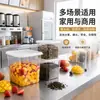 Cubo de Almacenamiento de Plástico Transparente para el Hogar, Cuadrado con Tapa, Sellado y a Prueba de Humedad, Contenedor de Almacenamiento de Alimentos, Cubo Comercial para Polvo de Hielo, Granos y Arroz