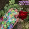 Escama de Dragón Sirena Iridiscente Concha Grande 40mm Lentejuelas Plegadas DIY Siete Colores Deslumbrante Escama de Pez Forma de Abanico Cuentas