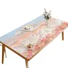 Jogos Americanos de Mesa com Estampa de Plantas e Flores, à Prova de Óleo, Impermeáveis, Resistentes ao Calor, Luxo Leve, Sensação de Alta Qualidade, Toalhas de Mesa Laváveis, Jogos Americanos Modelo Novo 2025