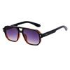 Nuevas gafas de sol de doble haz de moda retro europeas y americanas para conducir al aire libre, protección solar, gafas de sol sencillas e informales a la moda.