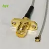 Cable RG 1.13 plateado, conector SMA hembra (Brida de diamante) a cable coaxial RF Terminal de generación IPEX1