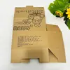 Caixas Personalizadas de Papel Kraft com Janelas, Caixas Coloridas de Papelão Ondulado, Caixas de Embalagem Retangulares, Caixas Impressas para Alimentos com Dupla Inserção