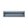 Manija empotrada de aleación de aluminio para puertas de gabinetes, cajones y puertas corredizas, manija de hardware oculta empotrada, manija invisible ranurada