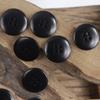 Botões de Fruta Real Brancos Dupla Face Botões para Casaco Botões Bordô Preto Algodão e Linho Cardigan Terno Botões Marrons