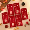 Venta Caliente Pequeño Corazón Bolsa Universal de Sobre Rojo Estampado en Caliente Creativo Li Shi Feng Año Nuevo Festival de Primavera Rojo Festivo Espeso Rígido