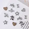 Case de Telefone Metálico Galvanizado Urso Sense Amor Diamante Estrela de Cinco Pontas Sapato com Furos Acessórios de Resina Acessórios DIY
