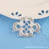 Estilo Étnico Liga Diamante Incrustado Pingente Acessórios para Joias DIY Nó Chinês Retro Adorno de Cabeça Adorno de Testa Acessórios para Roupas Atacado