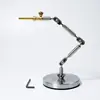 AR-mini Base Redonda Mini Suporte Suporte para Animação Stop Motion Fixador Metálico Universal de Aço Inoxidável