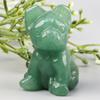 Ventas Directas de Fábrica Jade Natural Cristal 1.5 pulgadas Tallas Dou Francesas Hogar Coche Pequeños Adornos Decoraciones