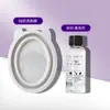 Escova de limpeza de silicone, limpador de pincéis de maquiagem e esponjas, solução de limpeza, saco de rede para secar, kit mágico de esponjas de beleza