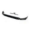 Adecuado para Modelos 19-24 Clase G W464 G63 Spoiler Frontal Labio Frontal Juego de 3 Piezas con Luces, Hecho de Material ABS en Negro Brillante y Textura de Carbono
