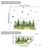 Uma Variedade de Adesivos de Parede Criativos de Floresta, Beija-flor, Borboleta e Árvore Grande para Decorar a Sala de Estar e o Quarto para Embelezar a Casa Adesivos de Parede Autoadesivos