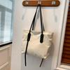 Bolso de mano de moda de gran capacidad estilo coreano bolso de axila 2023 nuevo versátil ins bolso de hombro de pana bolso tote