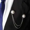 Broche de Cadena de Aleación de Perlas Estilo Coreano Europeo y Americano Accesorios Británicos para Zapatos y Sombreros Broche de Diamantes para Traje