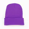 Gorro macio para esqui Hat de doce Hat de melão Chapéu de tricô duplo em estoque