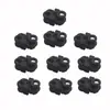 10 PIEZAS Aotudor Bolsa para Exteriores Hebilla de Cuerda de Plástico Cierre Hebilla de Cierre de Cuerda de Paraguas de Plástico Antideslizante Hebilla para Cordones de Zapato Apertura Grande