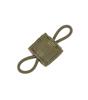Hebilla de sujeción de antena PTT Hebilla fija para auricular de intercomunicador Accesorio para mochila y chaleco táctico para exteriores Sistema Molle