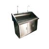 Acero Inoxidable Fregadero de Purificación Simple para Quirófano Lavabo de Acero Inoxidable 304 Lavabo de Doble Posición
