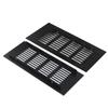 Armário de malha respirável Grille Persianas Cozinha Gás Ventilado Sapato Armário Retangular de Liga de Alumínio Orifício de Ventilação Tampa Decorativa