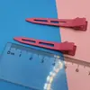 Color caramelo sin costuras pintado a mano clip de pico de pato modelado clip de partición de peluquería pasador de pelo clip suelto para la raíz del cabello clip de posicionamiento al por mayor
