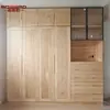 Armario de Roble Estilo Americano Hecho a Medida para Toda la Casa en Fábrica de Comercio Exterior, Armario de Madera Maciza Hecho a Medida y Vestidor