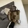 Bolso tipo bandolera cubo de aspecto elegante, sencillo y estiloso para mujer, nuevo estilo coreano para Otoño e Invierno 2025, bolso de hombro único o cruzado, texturizado