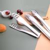 Pinza de tres alambres multifuncional de acero inoxidable para alimentos, herramienta de cocina, pinza para pan, pinza para hornear carne, pinza para alimentos