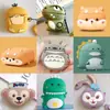 Funda Bluetooth Personalizada para Auriculares PVC Estéreo Pegamento Dibujos Animados Mini Bolsa para Auriculares Linda Silicona Protección para Auriculares Venta al por Mayor