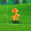 Terrario de musgo, planta suculenta en maceta de hongo artificial colorido creativo, decoración de jardinería y paisajismo, adornos en miniatura