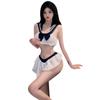 Pijama Fofa Estilo Marinheiro Pura e Sedutora Lingerie Sexy de Casal Uniforme Sexy Jk de Primeiro Amor Conjunto Entrega Transfronteiriça