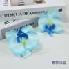 Patrón artificial tocado de flores de phalaenopsis sombrero flor haciendo hecho a mano diy mano regalo pastel postre accesorios de mesa