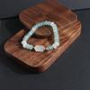 Nueva pulsera de estilo chino con cuentas de ábaco de aguamarina y jade para mujer, ligera, de lujo, nicho, exquisita calcedonia, marca de paz y seguridad.