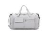 Bolsa de Gimnasio de Gran Capacidad Plegable Almacén de Zapatos Separado Bolsa de Viaje Ligera para Corta Distancia Bolsa de Hombro Casual Simple para Mujeres