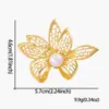 Moda Europea y Americana Nuevo Broche de Pin con Lazo para Ramillete Pin de Cuello Anti-Luz Accesorios para Ropa de Mujer Broche