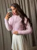 Nuevo Suéter Cardigan de Felpa de Manga Larga con Cuello Redondo de Botones, Estilo Dulce y Picante Europeo y Americano Transfronterizo, Ajustado, Otoño/Invierno 2026