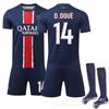 2425 Nueva Camiseta de Fútbol del Paris No.7 Mbappe 10 Dembele Camiseta 30 Messi Suministro de Fábrica de Comercio Exterior