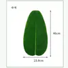 Hoja de plátano simulación hoja grande tela decoración plato frutería tapete de mesa plátano planta falsa diseño de hoja verde