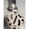 Juguete para Gatos Dispensador de Comida para Gatos Laberinto Rompecabezas Caja de Fieltro para Excavar Juguete Interactivo para Mascotas Campana para Gatos Pelota Multifuncional