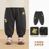 Pantalones de Felpa Kaka Panda para Niños Pantalones de Chándal de Invierno para Niños Ropa de Invierno para Bebés Pantalones Largos Cálidos de Otoño/Invierno para Niñas