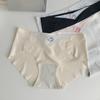 Nueva ropa interior sin costuras de seda de hielo fina de secado rápido pura sexy transpirable sin costuras cintura hueca calzones de color sólido para mujer