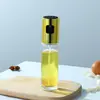 Garrafa Spray de Óleo de Aço Inoxidável, Garrafa Spray de Óleo para Cozinha, Frasco de Óleo de Vidro Atomizado, Garrafa Spray de Óleo Tipo Pressão, Frasco de Óleo de Vidro Antiaderente
