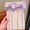 Tocado Hanfu, accesorios para el cabello de estilo antiguo para niñas, horquilla con borla de cinta larga para niñas, clip para disfraz antiguo de estilo chino para niñas