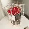 Buquê de rosas de sabão estilo Chanel como presente de aniversário para namorada, melhor amiga ou amiga, ou como presente para o Dia da Mulher