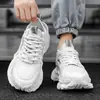 Sapatos de malha leves e respiráveis para atividades ao ar livre, amortecimento leve, tênis de cano baixo, moda masculina de nicho, versáteis, tênis de pai
