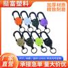 Lanyard retráctil de colores con hebilla de fácil extracción, cordón grueso anti-pérdida, hebilla de fácil extracción, llavero de fácil extracción, identificación para fabricante
