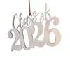 2026 Transfronterizo Amazon Artesanía de Madera Accesorios Decoraciones de Graduación Graduados Polvo Brillante Temporada de Graduación