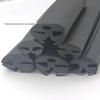 Venda direta da fábrica tira de vedação de vidro de três portas para para-brisa de carro janela fixa moldagem de borracha PVC moldagem em forma de H